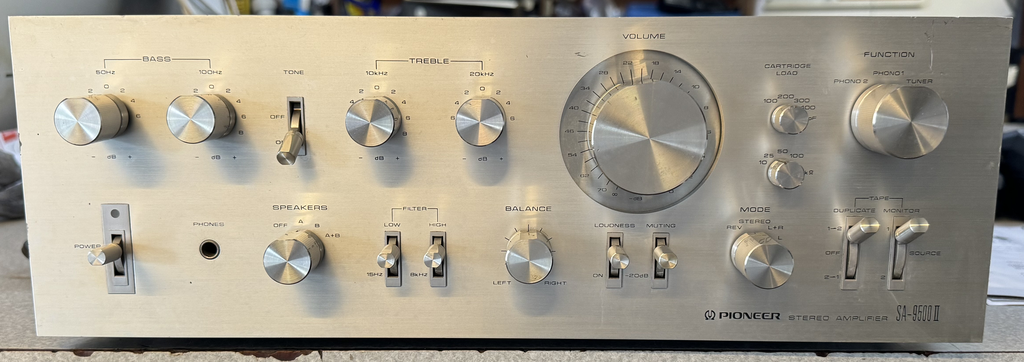 Pioneer SA-9500 II Vintage Stereo Amplifier